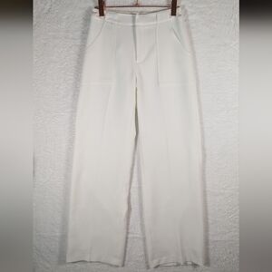 496-Nwt Aqua Cream Wide Leg‎ Women's Pants Fit -Small